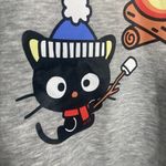 Hello Kitty AEROPOSTALE  CAMPING FRIENDS CREW SWEATSHIRT SIZE XL HOODIE GRAY COZY Photo 10