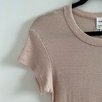 Michael Stars For Anthropologie Pink Short Sleeve Tee One Size *FLAWS* Photo 3