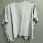 Chico's Blue Open Drape Front Topper Faux Suede Womens Size 3 XL Soft Zipper Side Photo 1