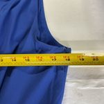 Daniel Cremieux  Blue Sheath tie front Dress Crew Neck Sleeveless 12 knee length Photo 9