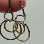 NEW Real Simple RS silver & gold drop dangle circle fashion earrings sty… Photo 6
