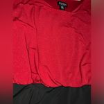 Enfocus Women Red shimmer and Black Pencil skirt Dress Sz 14W Photo 2