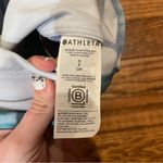 Athleta Conscious Crop Printed Top A-C Cup Solarize Chrome Blue Size Small Photo 8
