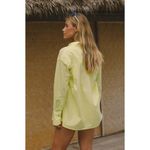 Araminta James Portugal Shirt in Limoncello Large Womens Button Down Top Green Photo 9