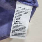 American Eagle  Short Sleeve T-Shirt Crew Neck Pure Cotton Purple Size Medium NWT Photo 5