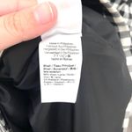 J.Crew Short Sleeve Mini Dress in Gingham Bi-Stretch Wool Blend Black Size 6 Photo 3