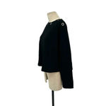 Pringle of Scotland for Shari's Black Grommet Neck Sweater Size US 4 Photo 3