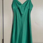 Aritzia Green Silk Dress Photo 1