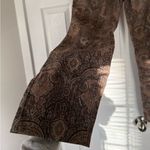 Free People  tan paisley print corduroy jean pants Photo 3