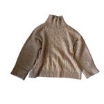 Topshop  Supersoft Wide Sleeve Turtleneck Sweater M | Camel Photo 2