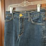 NYDJ  | dark wash wide‎ cuffed crop jeans Sz 8 Photo 1