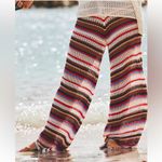 Aerie NWT Crochet Party Pant in Natural Multi-Color Size XS Photo 4