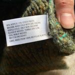 Mossimo Supply Co. Multicolor Asymmetrical Knit Crewneck Sweater Size Large Green Photo 4