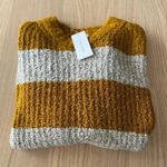 Pink Rose 🆕 Super Soft Striped Sweater L🆕 Photo 2