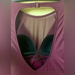 Aqua Green One-piece Burgundy Piece Swimsuit Photo 4