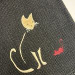 Christopher & Banks Cat Winter Scarf w/ Fringe Y2K 76” by 7.75” Cotton Blend Photo 11