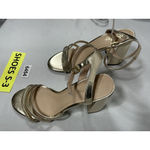 Charles by Charles David Womans NWOT Charle By Charles David Rheanna Strappy Sandals 8.5 M Gold Heel Photo 2