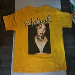 Aaliyah Graphic Yellow Short Sleeve Concert T Photo 3