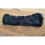 Ladies Women’s Genuine Fur? Collar Scarf Stole Vintage 60 Winter Neck Warmer S Black Photo 7