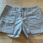 Mountain Hardwear  Women’s Gray Cargo Hiking Short Outdoors Size 10 Photo 0
