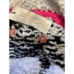 Pilcro Maia Cropped Quarter Zip Pullover White Black Sherpa Jacket MP Size undefined Photo 6