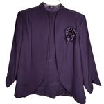 Designer Purple 3‎ Piece Skirt Set Size XL Photo 10