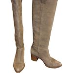 Steven By Steve Madden TAUPE BROWN SUEDE HEELED CALF HIGH BOOTS (7) Photo 0