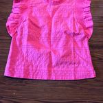 English Factory Womens  Pink Ruffled Top Photo 0