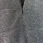 Fraiche By J Fraiche Shimmer Deep V-Neck Fit & Flare Mini Dress M Sleeveless Low Cut Back NWT Photo 9