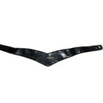 Vintage Sandy Duftler Belt Size Small Black Velvet Statement Dynasty Gold Emblem Photo 9