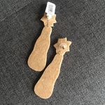 Felt Fabric, Rhinestone & Beaded Beer Bottle Earrings, Purple, White, Gold Photo 2