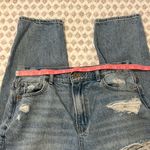 American Eagle  Relaxed Mom Jeans Size 4 Destructed High Waist Light Wash Photo 5