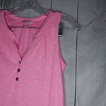 Lilly Pulitzer Lilly Pultizer Essie Pink Tank Top With Gold Buttons Size XS Photo 2