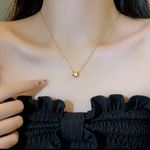 Gold ring pendant necklace women's fashion Photo 0