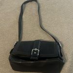 Coach Hampton Buckle Flap Crossbody Bag F11196 in Black Photo 0