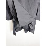 ZARA  Women Tie Belt Blazer Black 2110/454 Size Large Oversized Cinched Waist Photo 10