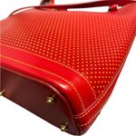 Dooney & Bourke Made in USA Vintage Red Leather Cabrio Hobo w/ Brass Hangtag COA Photo 14