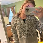 Victoria's Secret Victoria’s Secret Pink Sherpa Quarter Zip Jacket Photo 4