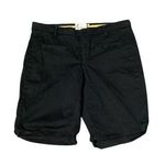 Elevenses  Black Mid Rise Bermuda Chino Shorts 8 Photo 0