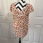 Maeve ANTHROPOLOGIE Watermelon Print Women's Top Photo 3