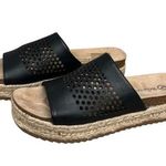 Bella Vita  Leather Beverly Espadrille Platform Wedge Sandal. Size 9M. Photo 0