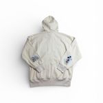 Disney Freeze  Mickey & Friends Licensed Multi-Patch Zip Hoodie Women’s M Ivory Photo 4