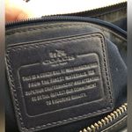 Coach A rare large Navy And Black Large Patchwork  vintage Handbag Photo 6