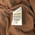 Lacausa Lolo Henley Medium Weight Organic Cotton Jersey Unisex Brown M Photo 7