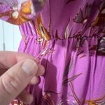 NWT Isabel Maternity Scoop Neck Floral Maxi Dress Missing Belt Photo 4