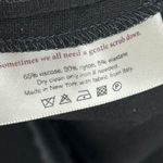 MM.LaFleur size 0 classic black sheath dress split neck career office work wear Photo 6