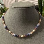 Handmade ✨ Freshwater Pearl + Amethyst + Rose Quartz + Agate Beaded Necklace Photo 0