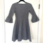 Karen Millen Compact Wool Look Double Faced Skater Dress With Full Sleeve Small Photo 2