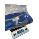 JCP Cashmere Blend Cardigan 1X Blue Gray Stripe Long Sleeve Button Front NWT Photo 11