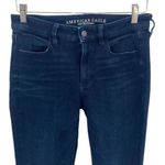 American Eagle Womens Super Stretch X4 Distressed High Rise Jegging Dark Wash 6 Photo 1